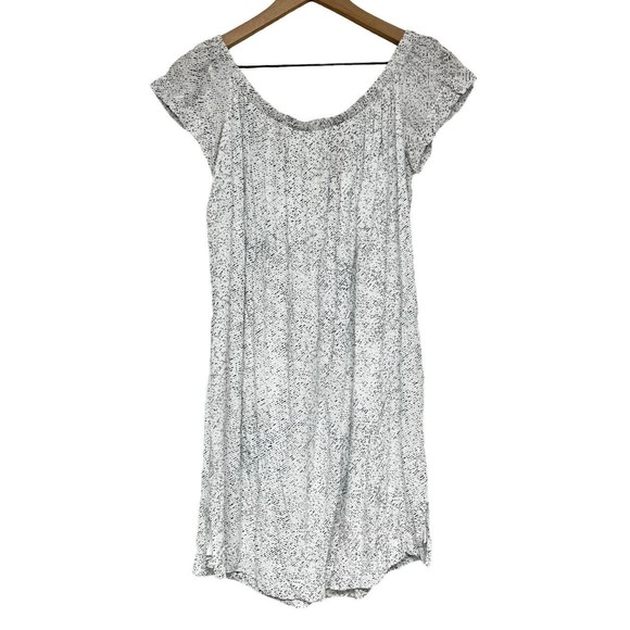 Cloth and Stone Speckled Off the Shoulder Dress Womens Size Medium Lightweight - Picture 2 of 6